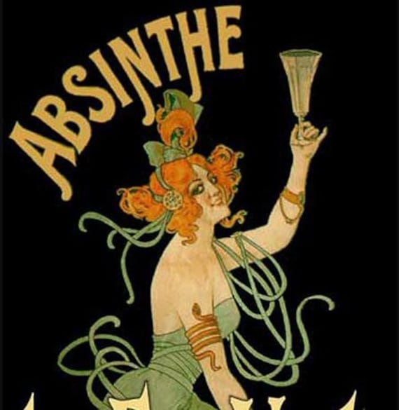 Absinthe Perfume - Star Anise, Mint, Sage, White Tea, Oakmoss, Sandalwood, Soaked Sugar Cube
