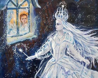 The Snow Queen's Snowflakes Perfume - White Chocolate, Peppermint, Fig, Buttercream, Icy Forests, Amberi Attar