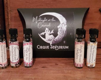 Midnight at the Carnival Perfume Oil Sample Set