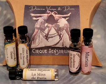 Dancers, Vamps, and Divas Perfume Oil Sample Set