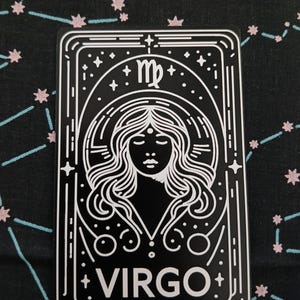 Tarjeta del signo astrológico "Virgo"