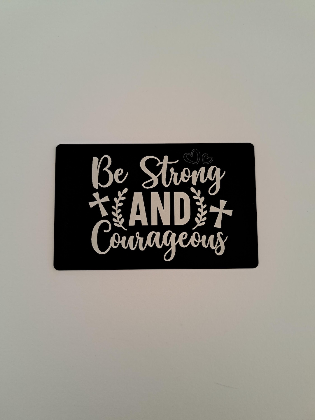 Be Strong and Courageous Prayer Card - Etsy