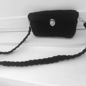 Elegant Handbag | Crochet Handbag | T-shirt Yarn Handbag | Handmade Bag