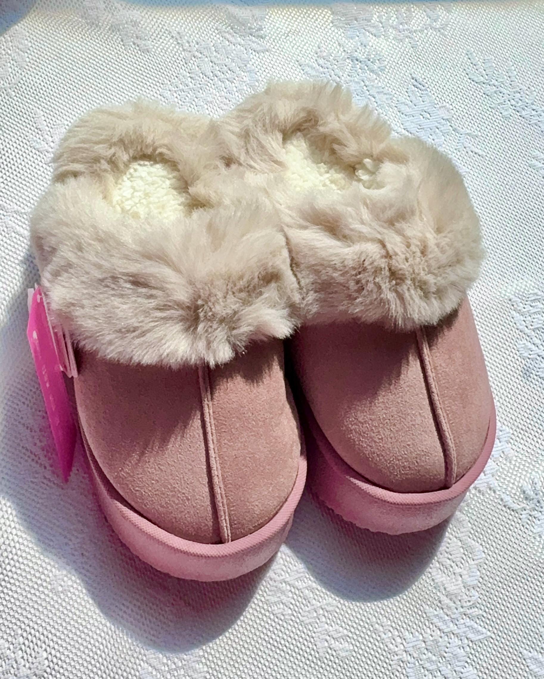 Faux Suede Slippers