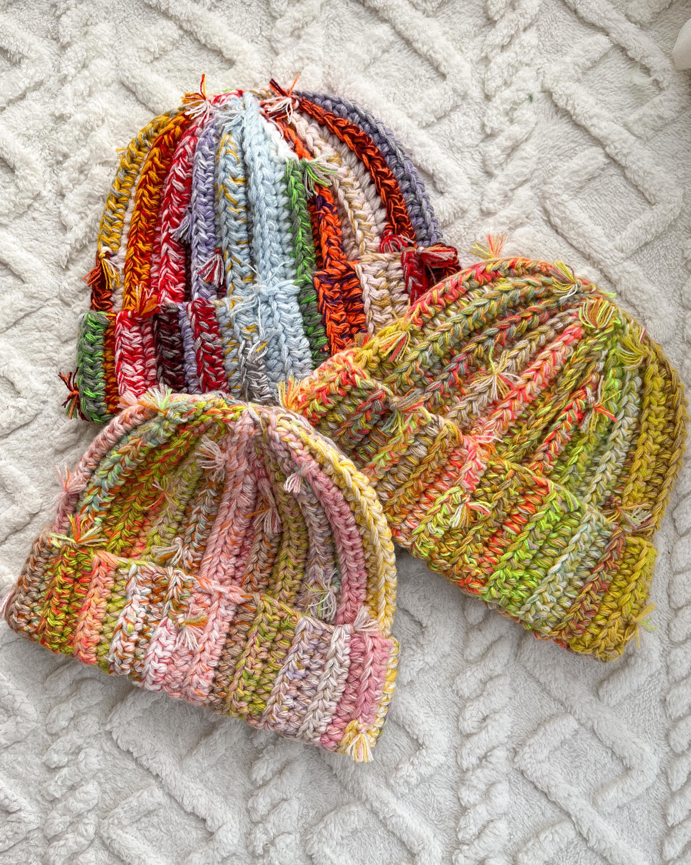 Multicolor Beanie - Etsy