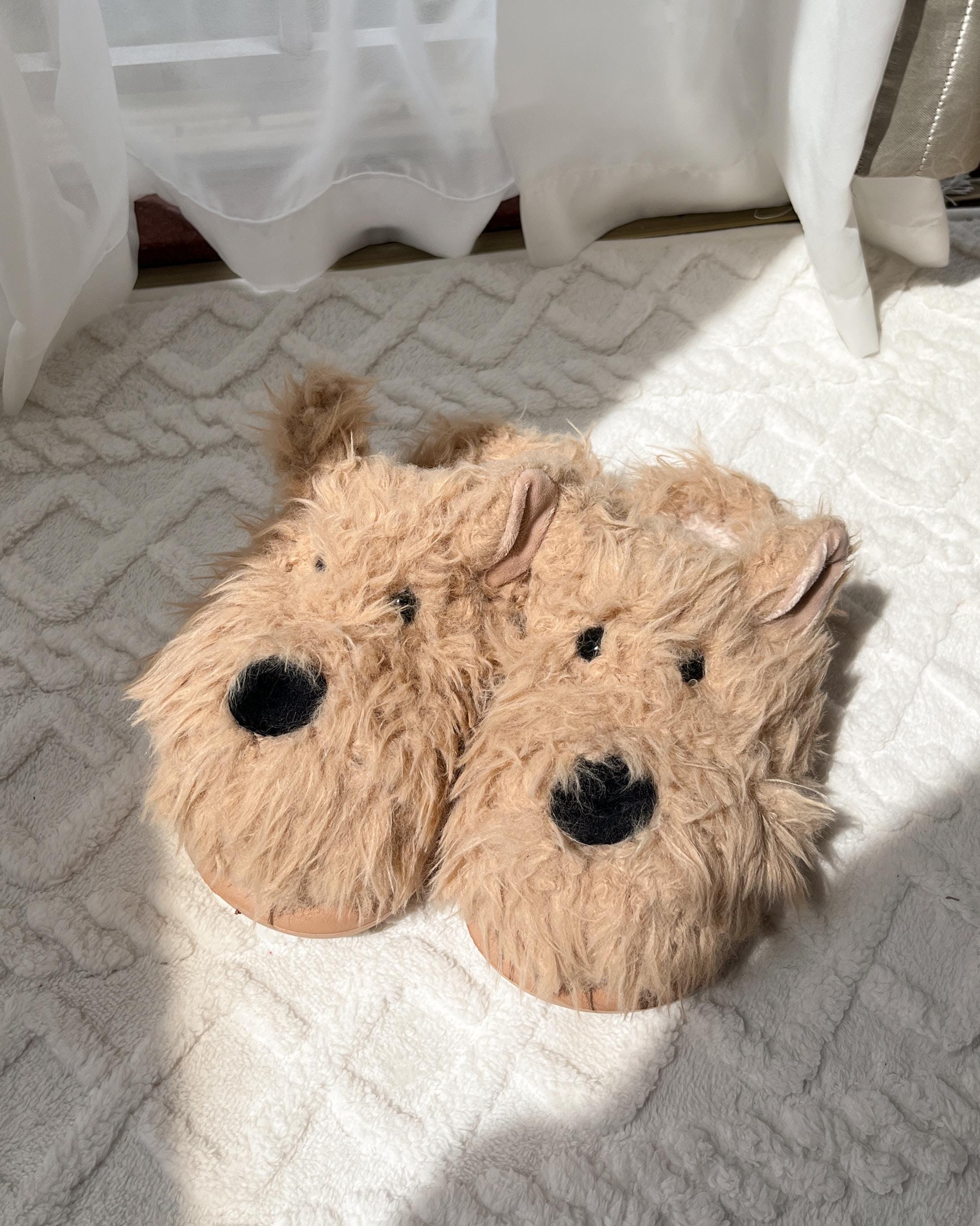 Dog slippers for adults sale