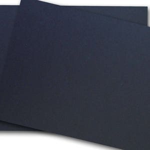 Papier cartonné Écusson classique noir épais, 130 lb - Paquet de 25
