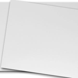 Papier cartonné recyclé 100 livres CREST Classic, BLANC BRILLANT, 110 livres - paquet de 50