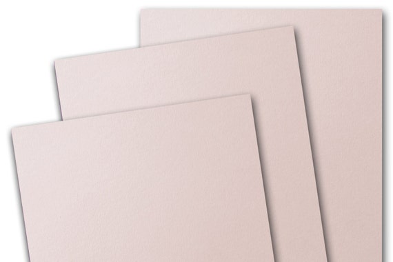 Basis SOFT PINK 80lb Card Stock 8.5x11 25 Sheets 