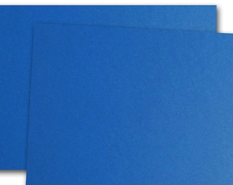 CC Cobalt Blue 80lb cover weight Card Stock 8.5x11 - 25 sheets