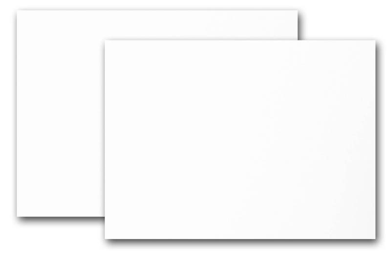 Premium WHITE Super Smooth 100 Lb. Cardstock 8.5 X 11 50 Sheets Etsy