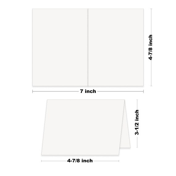 Create your own Greeting cards with blank 5x7 inch discount card stock -  CutCardStock