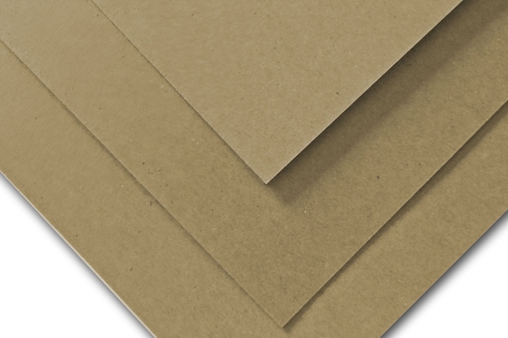 Brown Bag KRAFT 65lb Cardstock 8.5x11 Recycled Content 100 Pack 