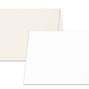 Cougar bianco A-1 Carta piegata Stock 80 libbre Note Card - 50 confezione