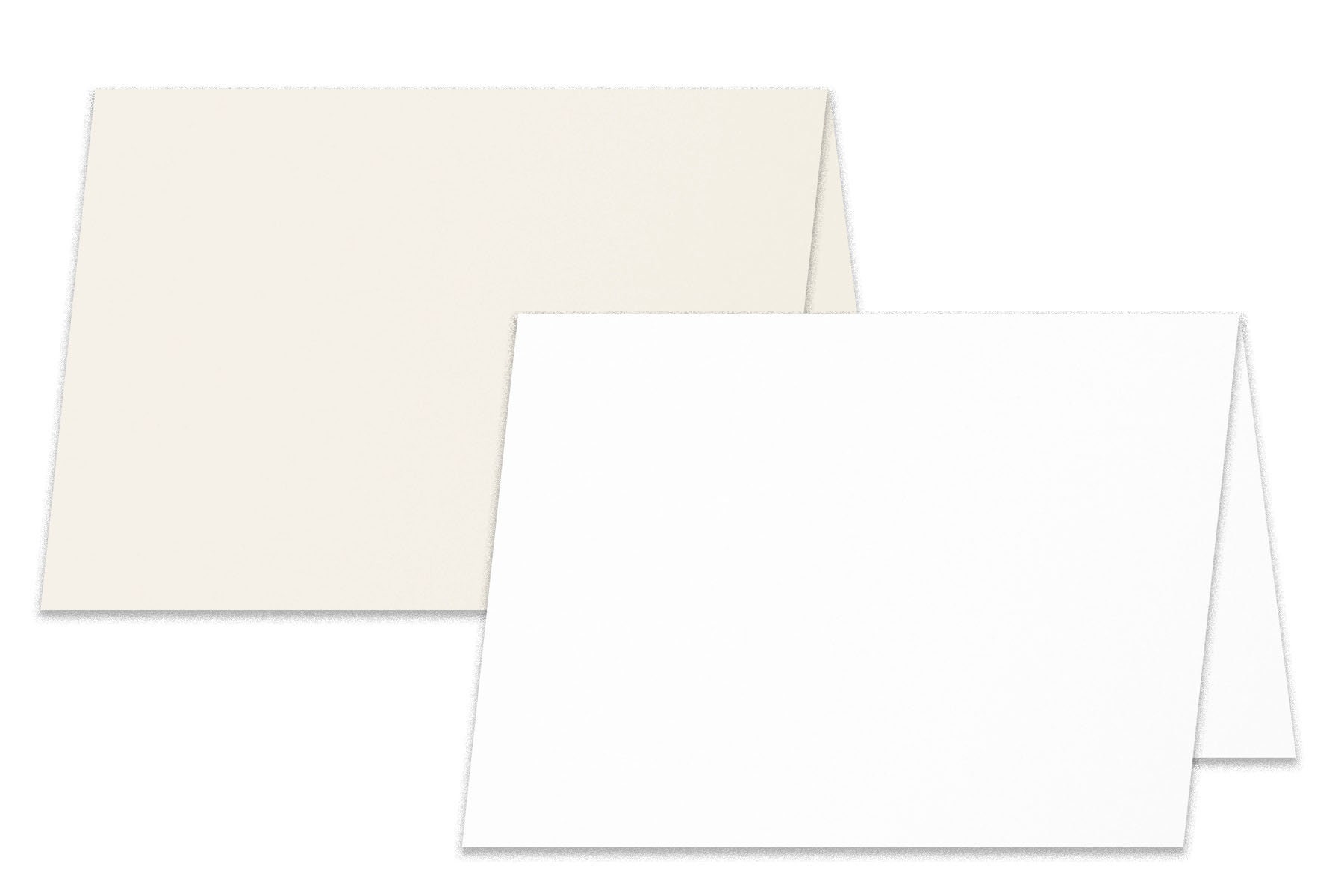 50 Blank 5x7 inch White 80lb. Cardstock Paper Foldable Greeting Card &  Envelopes