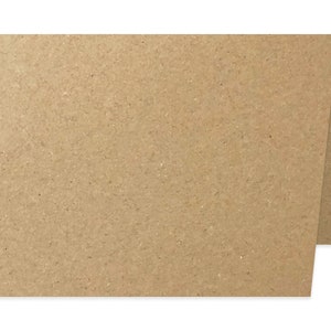 Cartulina Glama KRAFT A2 plegada con descuento de 80 libras - Tarjetas de notas A2 en blanco para hacer tú mismo