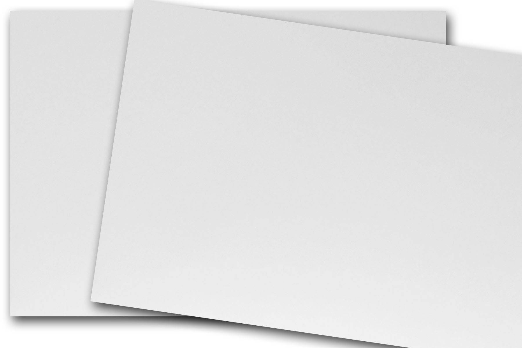 100 Sheets of White Card Stock Paper - 80 lb. Paperweight Cover - 8.5 x 11  Paper