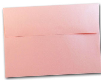 Metallic Rose Quartz Pink A2 Envelopes - 25 pack