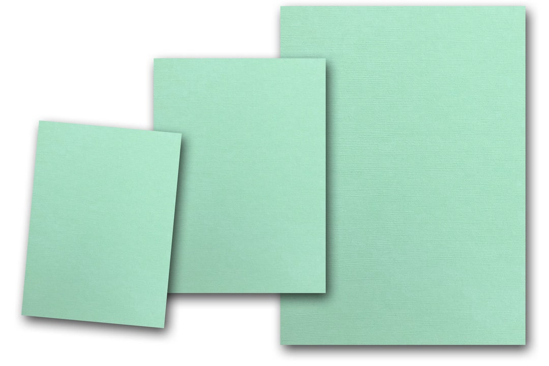 Hunter Green Cardstock Recycled Thick, Heavy, Matte Paper Wedding