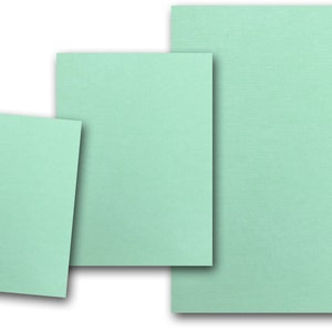 Lona texturizada SEA FOAM GREEN Estoque de cartão de desconto