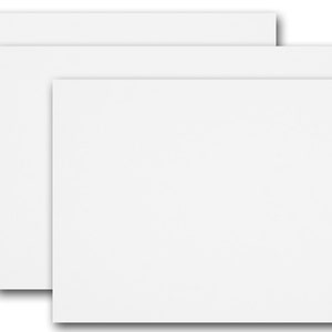 Blank Sweet Tooth (White) 5”x7” Lightweight Card Stock – Great for DIY Printing