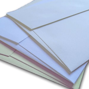PN Premium 100% Baumwolle A7 Einladungsumschläge - 25 pk