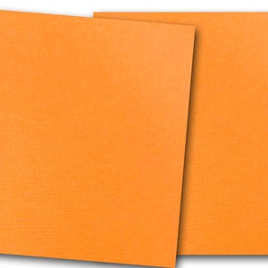 Lona texturizada Orange Zest 12x12 cartão de desconto