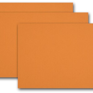 Papier cartonné léger Orange Fizz 12,7 x 17,8 cm – Idéal pour l'impression de bricolage.