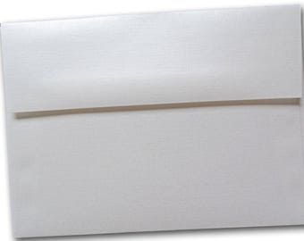 Classic Linen WHITE PEARL A-1 RSVP Buste - 25 pk