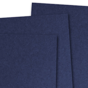 Papel cartão Basis NAVY 80 lb 8,5 x 11 - 25 folhas