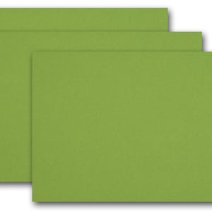 Cartulina ligera Blank Gumdrop Green 5 "x7" - Ideal para la impresión de bricolaje
