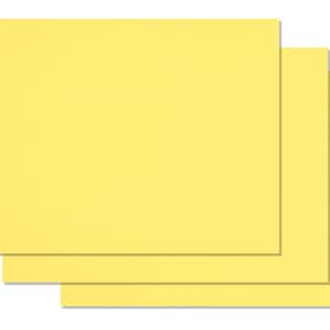 Papier cartonné léger blanc banane fendu de 5 x 7 pouces - Idéal pour l'impression DIY