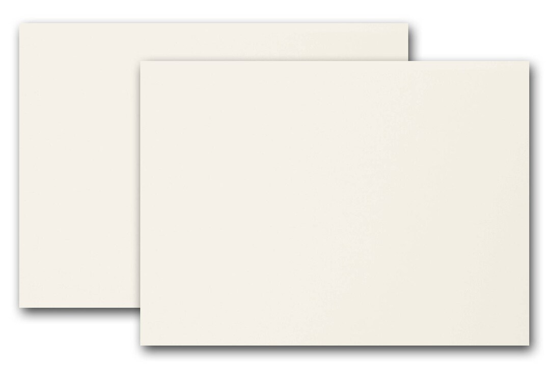 Heavyweight Cream Cardstock 8.5 x 11 - Thick Paper for Printing -  80lb~100ct