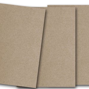 Estoque de cartão de desconto Natural Earthy Twine Kraft - 20 folhas