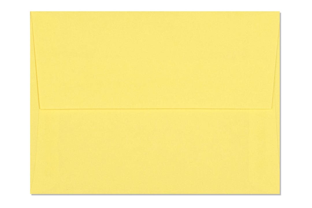 PT YELLOW A7 Envelopes 50 Pack Etsy