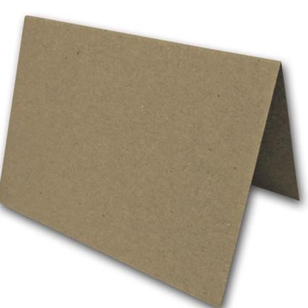 BROWN BAG KRAFT A6 folded cards 25 pk