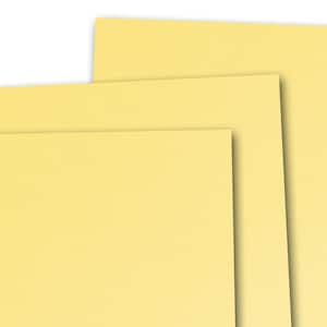 Cartolina base AMARELO CLARO 80 lb 8,5 x 11 - 25 folhas