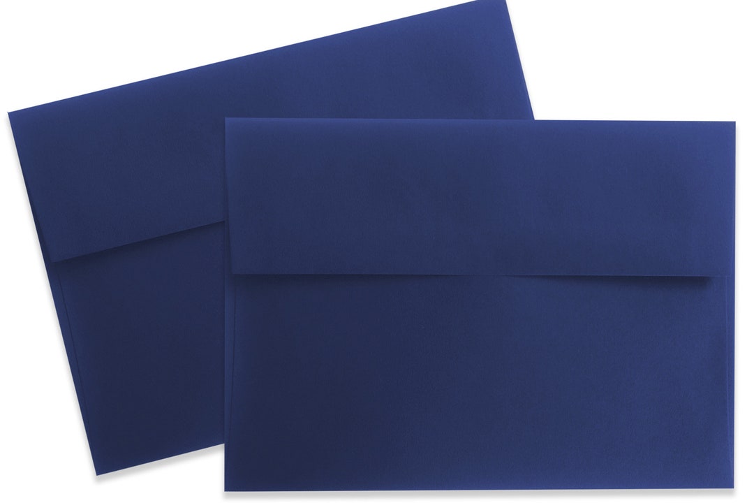 Basic Navy A7 Envelopes 25 Pack - Etsy