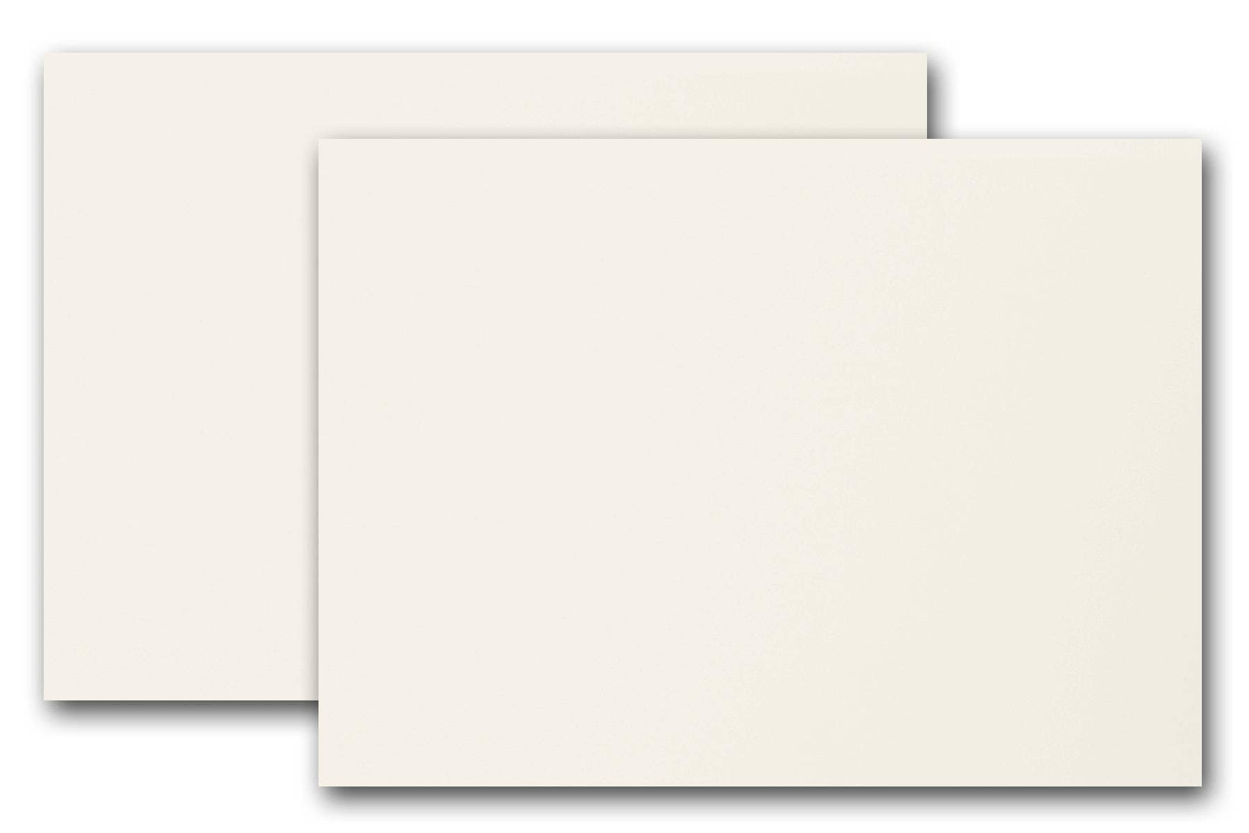 Heavyweight Natural Cream Cardstock 8.5 x 11 - Thick Paper for