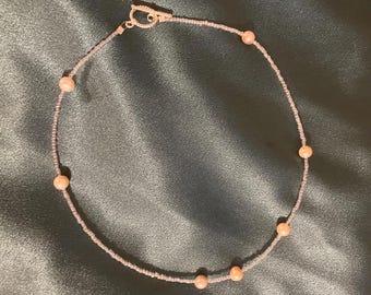 White Pearl & Bead Necklace