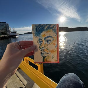 Cartão postal de maravilhas em aquarela
