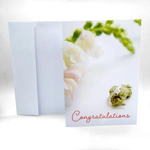 Stoner Wedding Card &quot;Congratulations on Finding Your Bud&quot; - Wedding - Bride and Groom