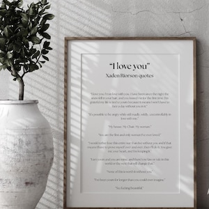 Fourth Wing Xaden Riorson quote print | romantasy digital wall art | enemies to lovers decor | dragon rider bookish gift | BookTok fave.