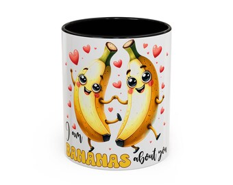 Bananen-Kaffeetasse, lustiges Küchendekor