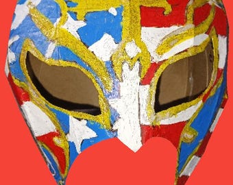 Cardboard Wrestling Masks