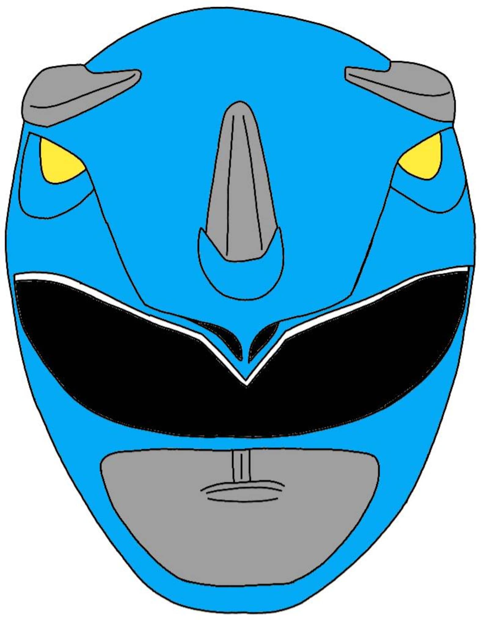 Mighty Morphin Power Rangers - Blue Ranger - 3D Pen or Clay Model Art ...