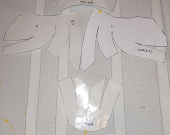 Power Rangers Paper Templates (Paper Only, No Cardboard) - (6 Pieces)