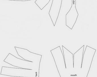 Power Rangers Cardboard Templates (6 pieces) - Cardboard Pieces All Pre-cut