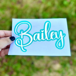 Personalized Vinyl Sticker for School Supplies | Back to School Name Decal for Kids | Custom Label for Water Bottle & Lunchbox