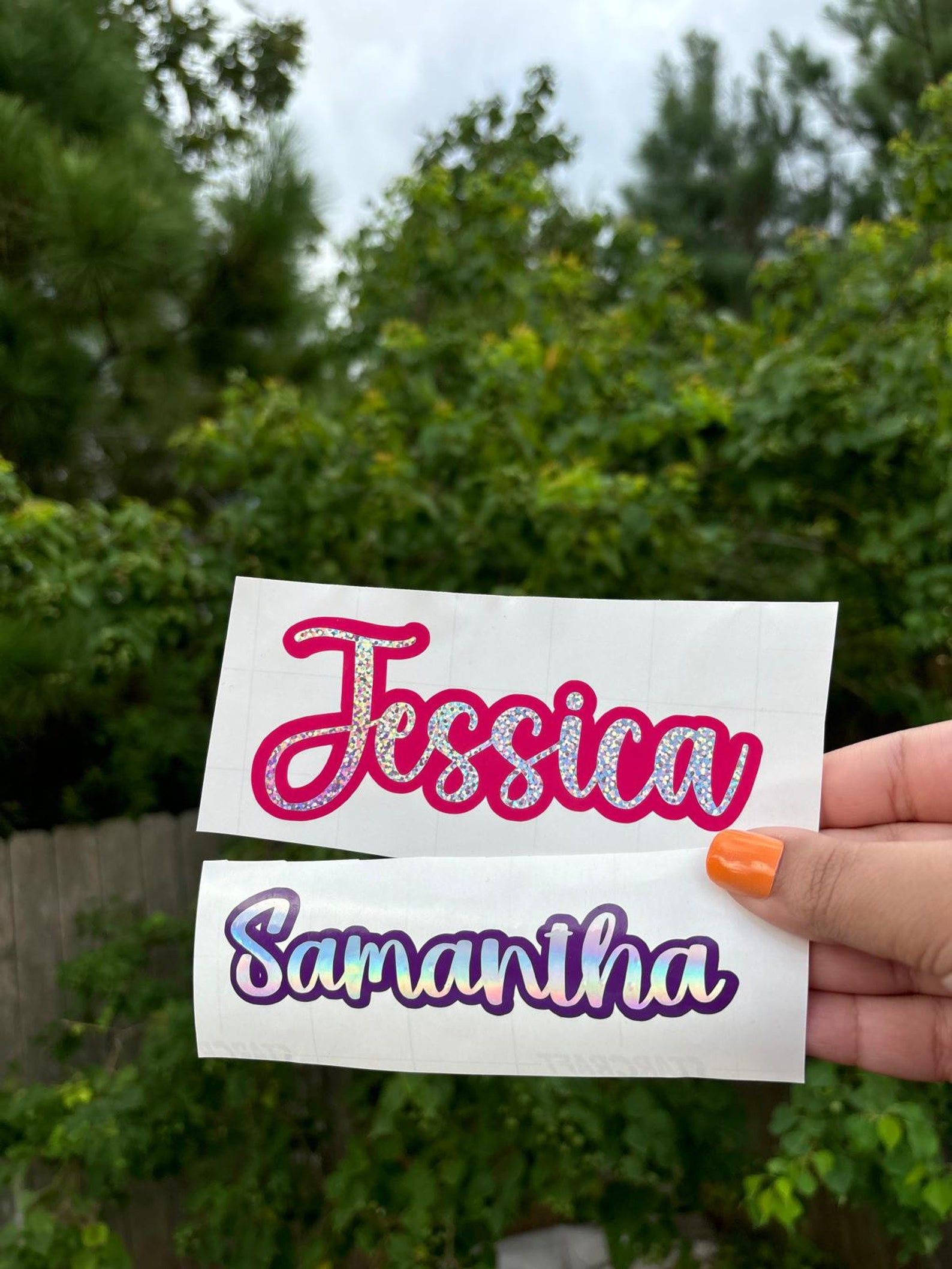 Personalized Name Decal: Custom Vinyl Sticker for Tumbler - Etsy